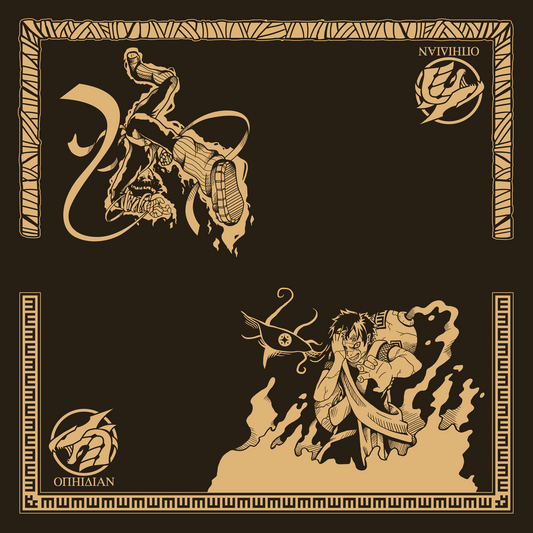 Love and Youth Espresso 2 Player Cloth Playmat