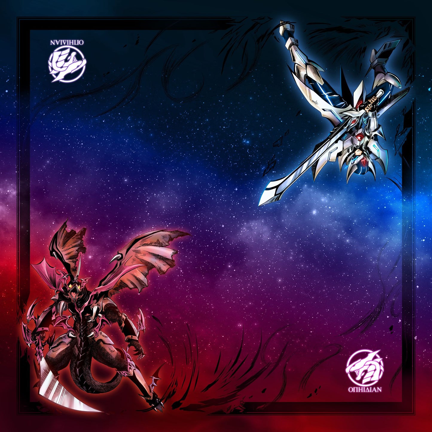 Blasters Full Color 2 Player Cloth Playmat