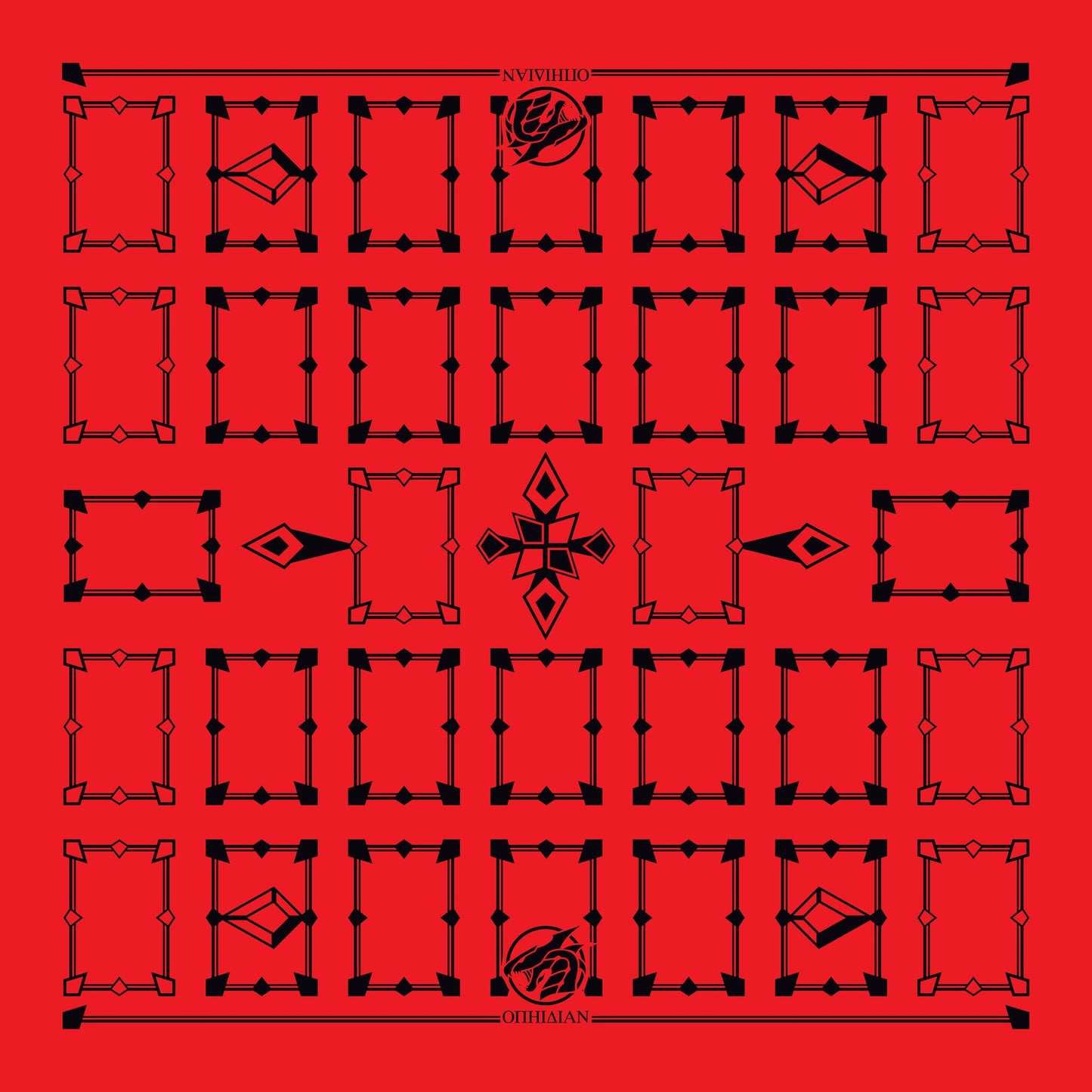 Linked Red/Black 2 Player Cloth Playmat