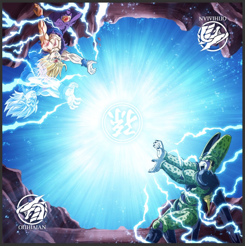 Perfect Warriors Full Color 2 Player Cloth Playmat