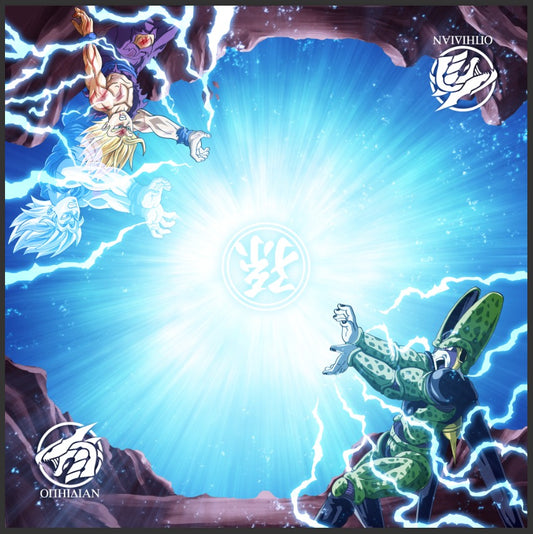 Perfect Warriors Full Color 2 Player Cloth Playmat