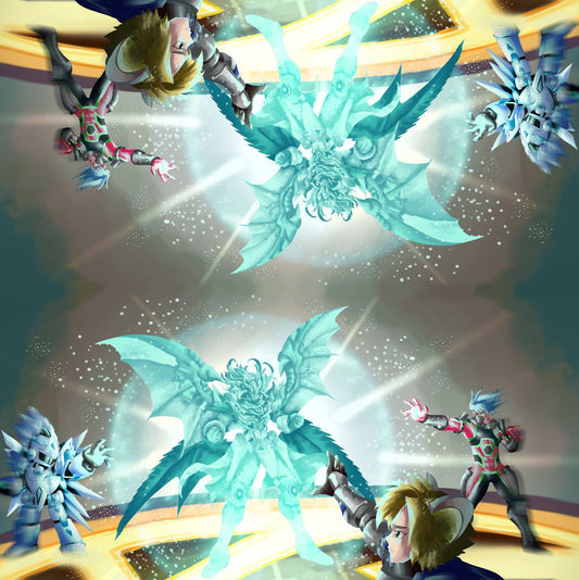 Diagram 2 Player Cloth Playmat