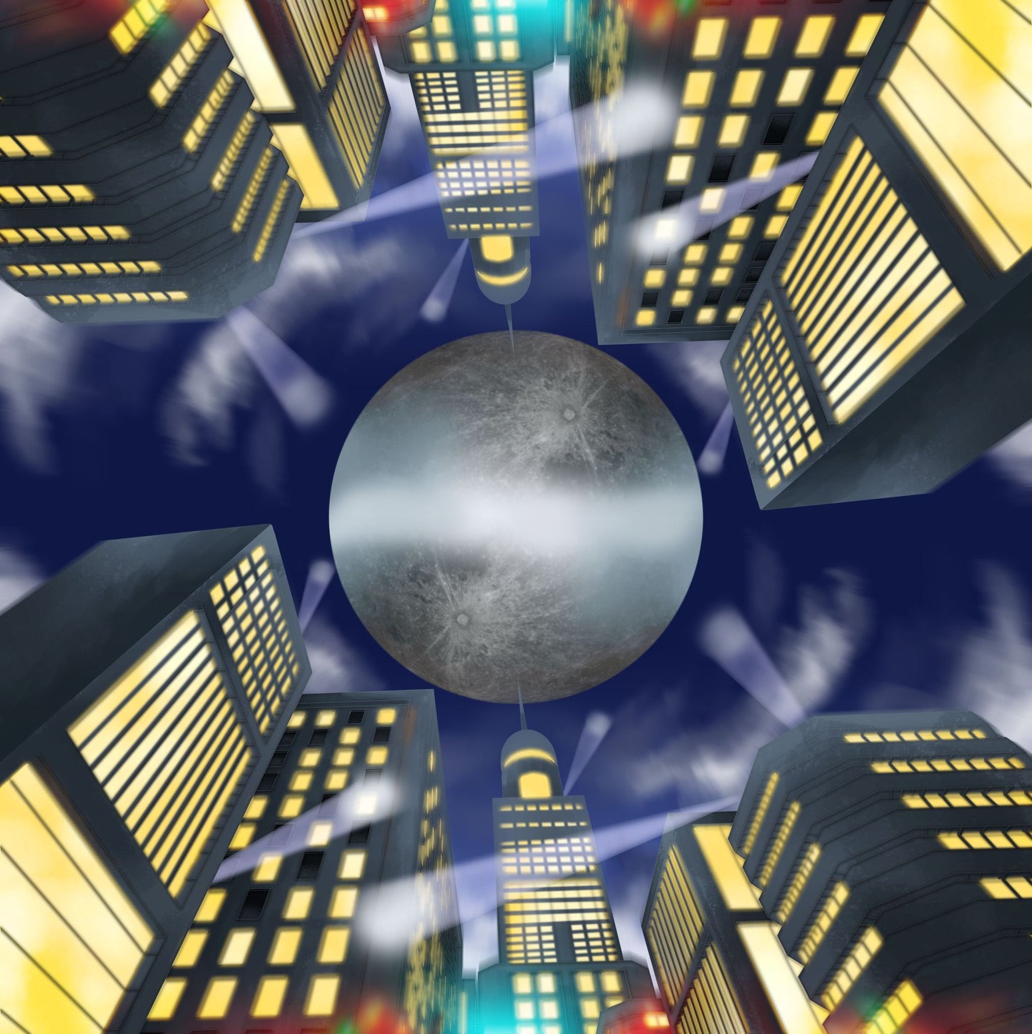 City 2 Player Cloth Playmat