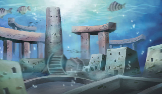 Ocean 1 Player Playmat