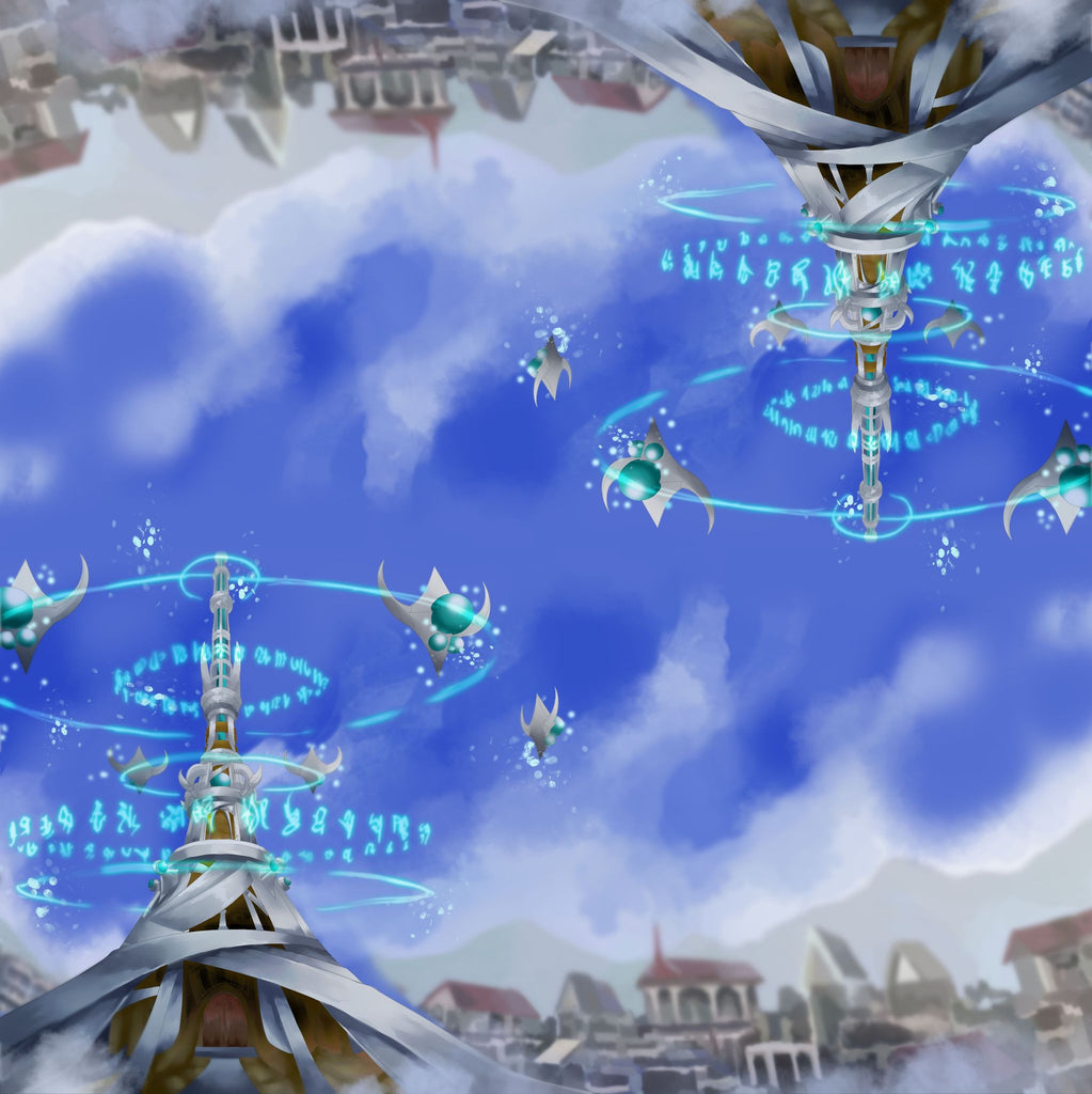 Towers 2 Player Cloth Playmat Ophidian Accessories