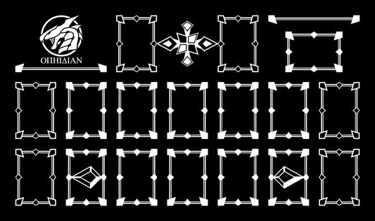 Linked 1 Player Playmat Black