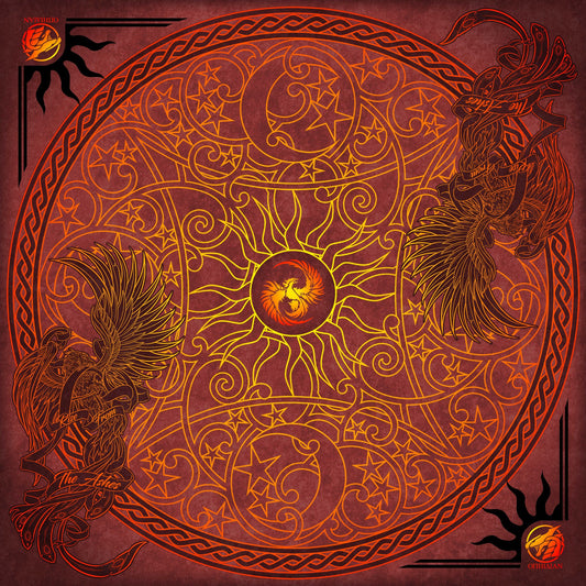 Phoenix Red 2 Player Cloth Playmat