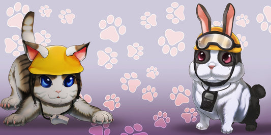 Rabbit/Cat 1 Player Playmat