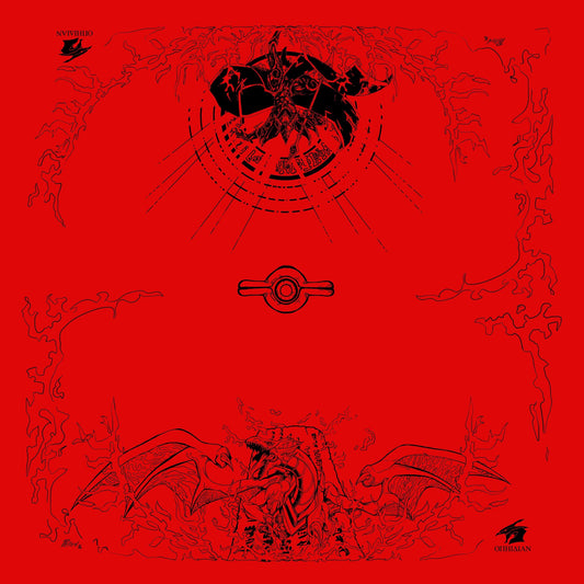 Ancient Rivals 2 Player Cloth Playmat Red/Black