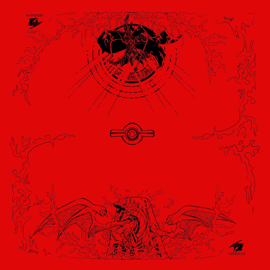 Ancient Rivals 2 Player Cloth Playmat Red/Black Ophidian Accessories