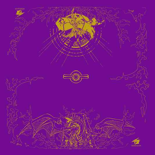 Ancient Rivals 2 Player Cloth Playmat Purple/Gold