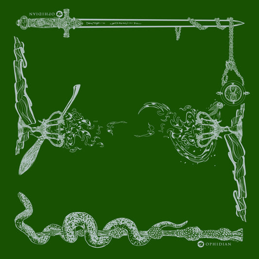 Wizardry 2 Player Cloth Playmat Green/Silver