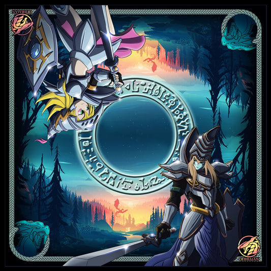 Magicians Sunset Full Color 2 Player Cloth Playmat