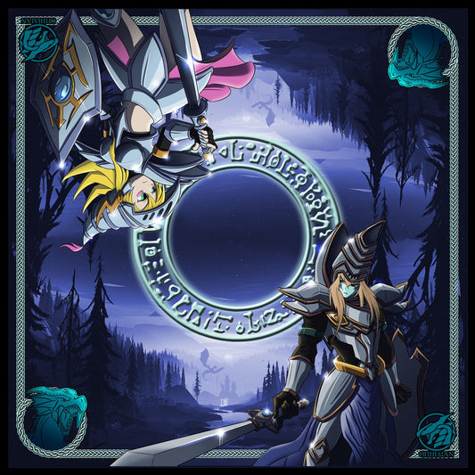 Magicians Midnight Full Color 2 Player Cloth Playmat