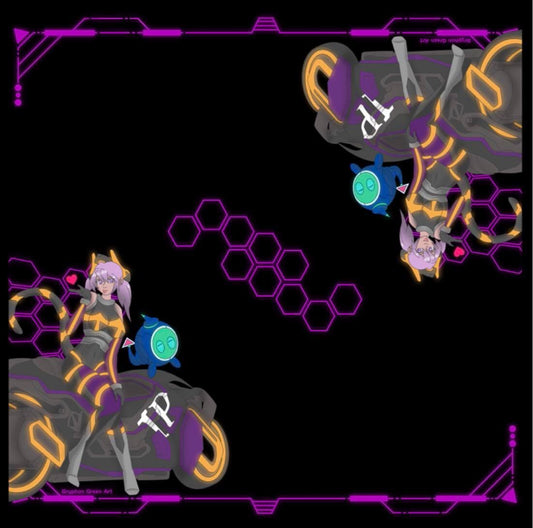 Cyberspace 2 Player Playmat