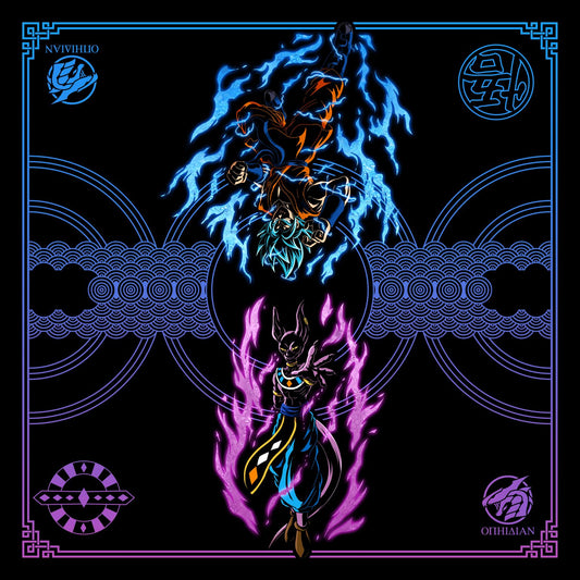 Battle of the Gods 2 Player Cloth Playmat Full Color