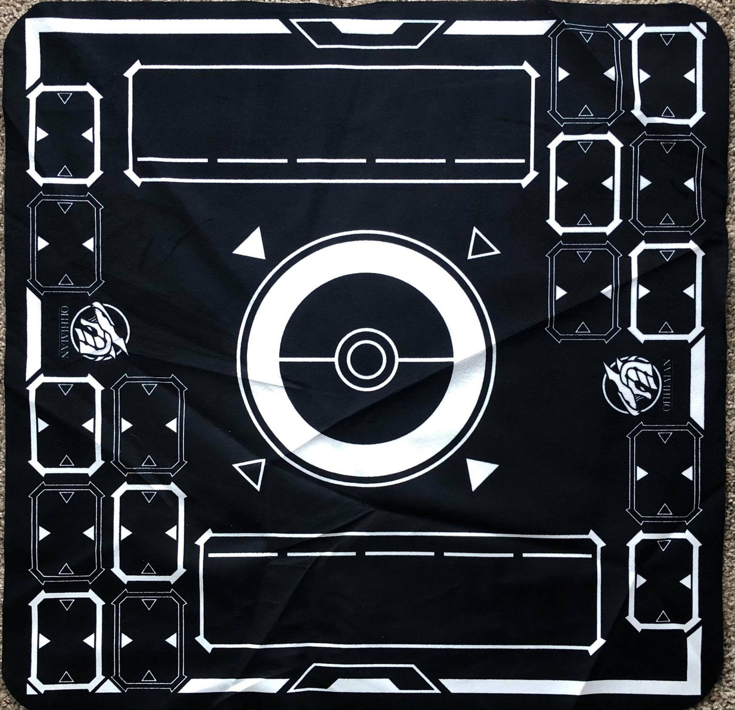 Stadium Black/White 2 Player Cloth Playmat