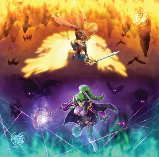 Burning Strings 2 Player Cloth Playmat