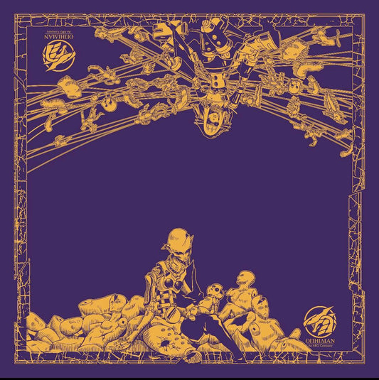 Dark Puppets Purple/Gold 2 Player Cloth Playmat