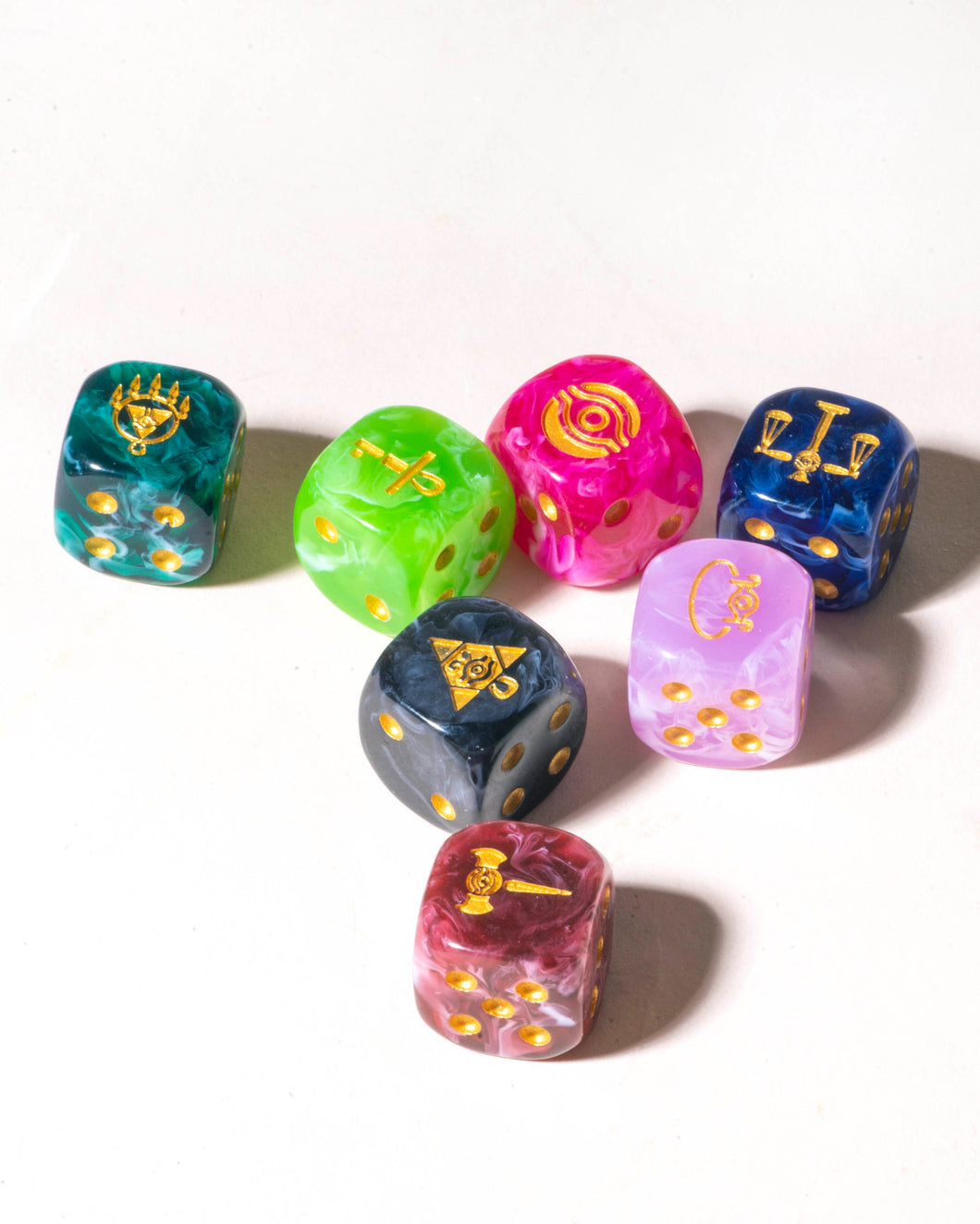 Artifact Dice Set - Gold