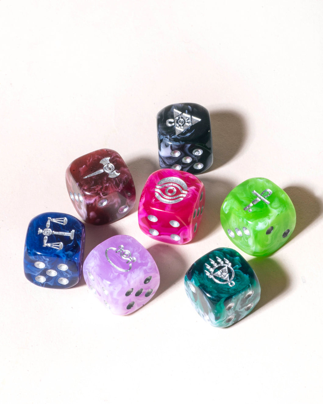 Artifact Dice Set - Silver