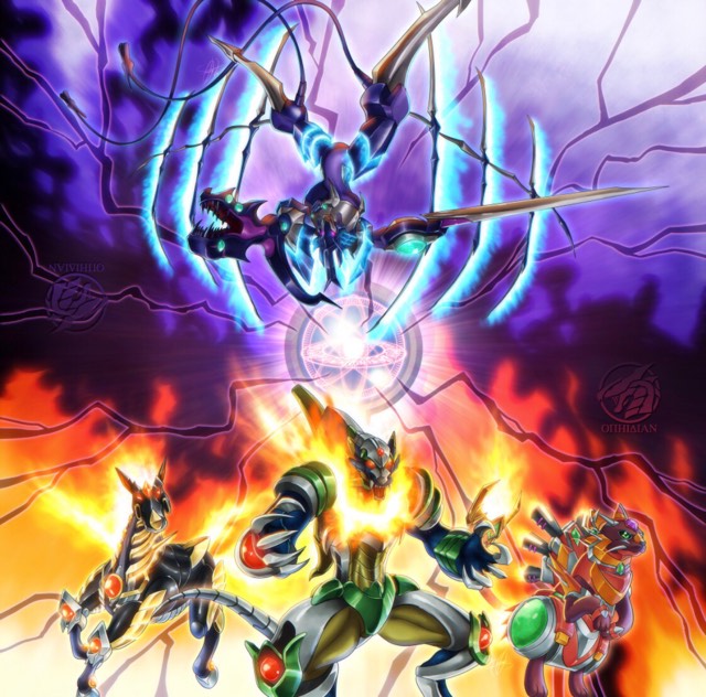 Beast of Fire Full Color 2 Player Cloth Playmat