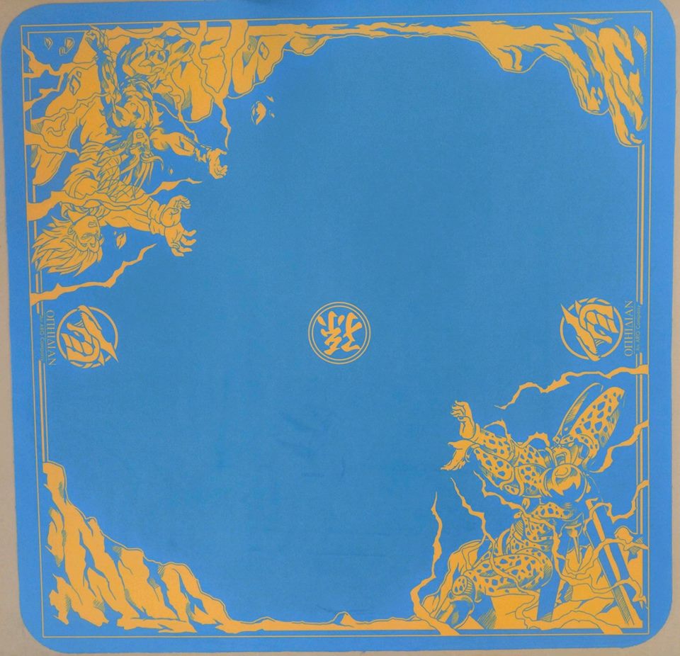 Perfect Warriors Turquoise/Gold 2 Player Cloth Playmat