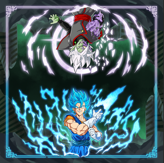 Blue VS Fused Full Color 2 Player Cloth Playmat