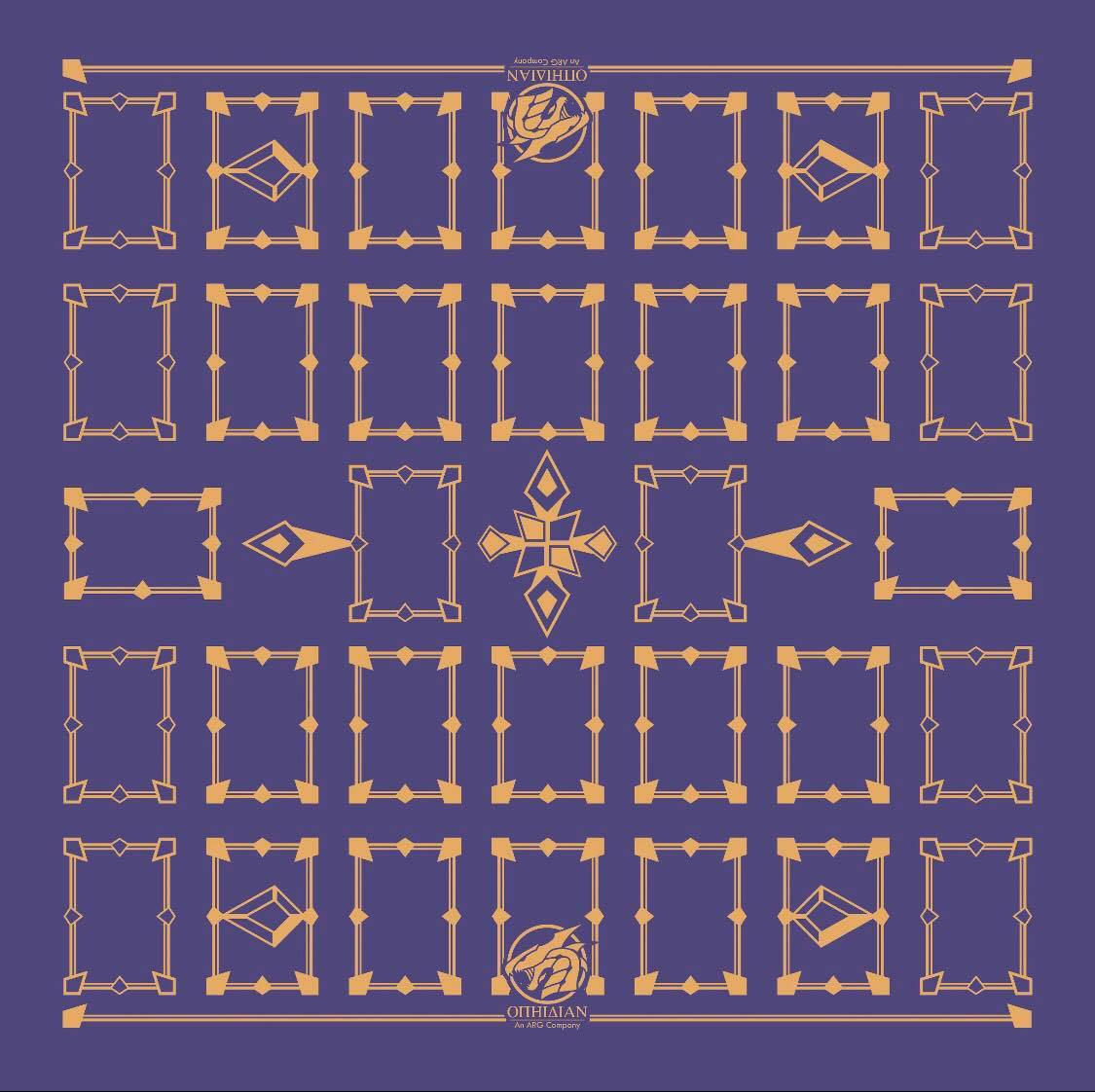 Linked Purple/Gold 2 Player Cloth Playmat