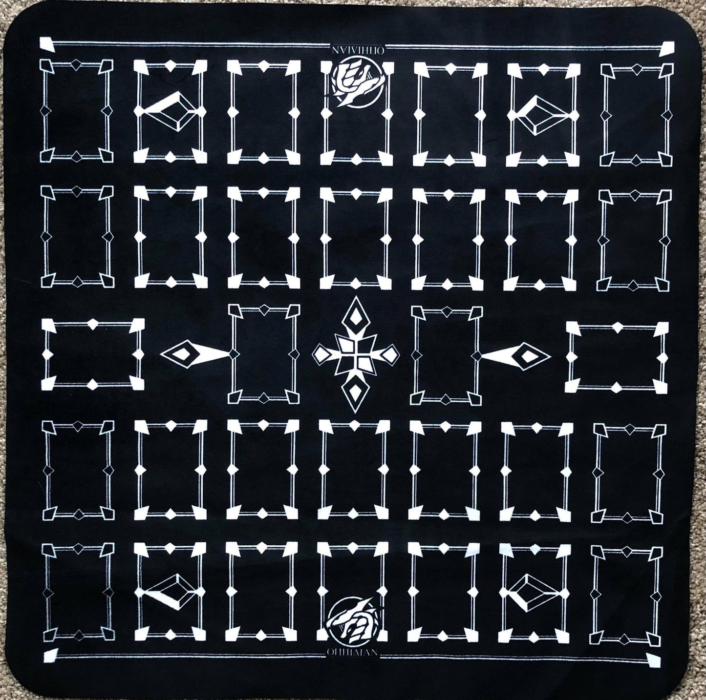 Linked Black/White 2 Player Cloth Playmat