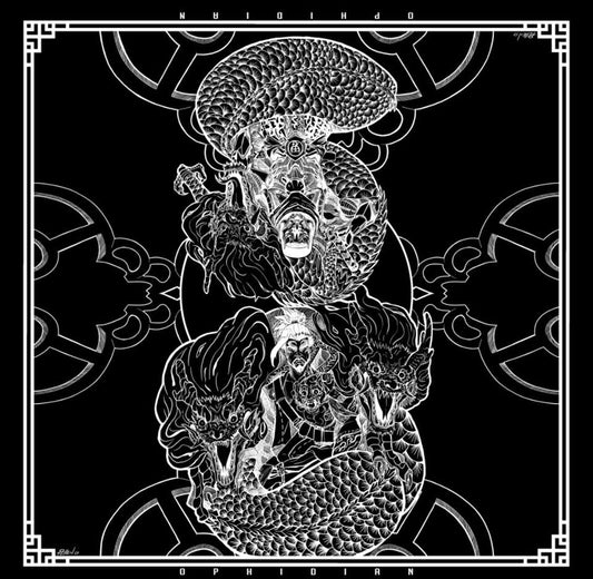 Dragon Brothers Black/White 2 Player Cloth Playmat