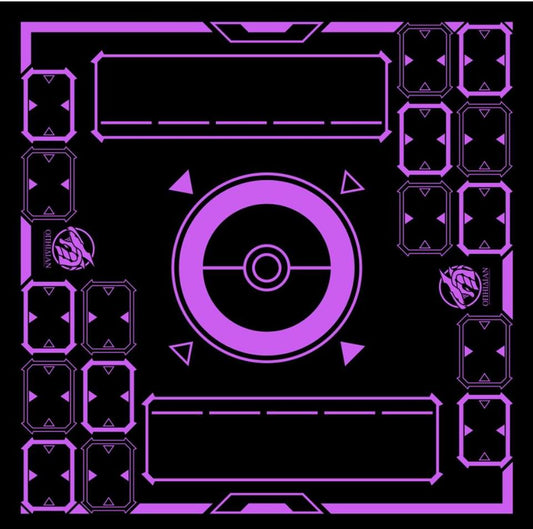 Stadium Black/Purple 2 Player Cloth Playmat