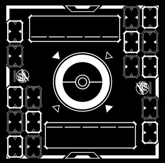 Stadium Black/White 2 Player Cloth Playmat