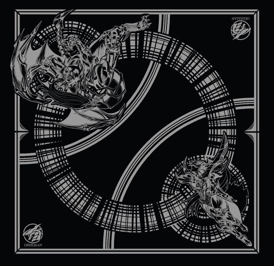 Envoy Grey/Black 2 Player Cloth Playmat