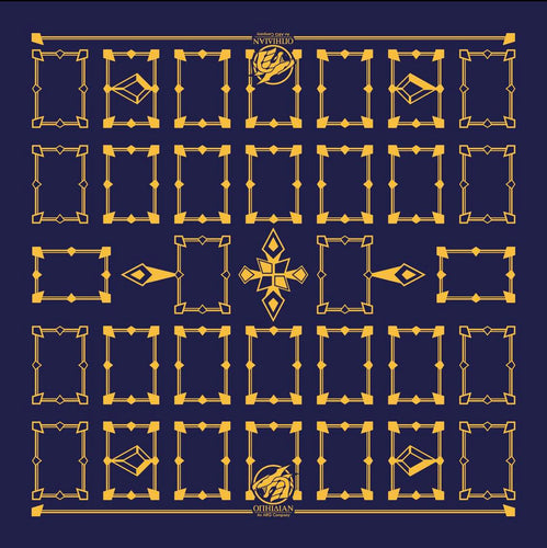 Linked Royal/Gold 2 Player Cloth Playmat