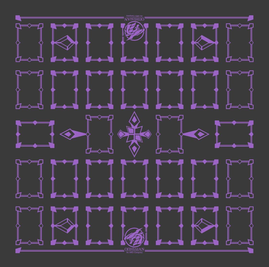 Linked Ash/Purple 2 Player Cloth Playmat