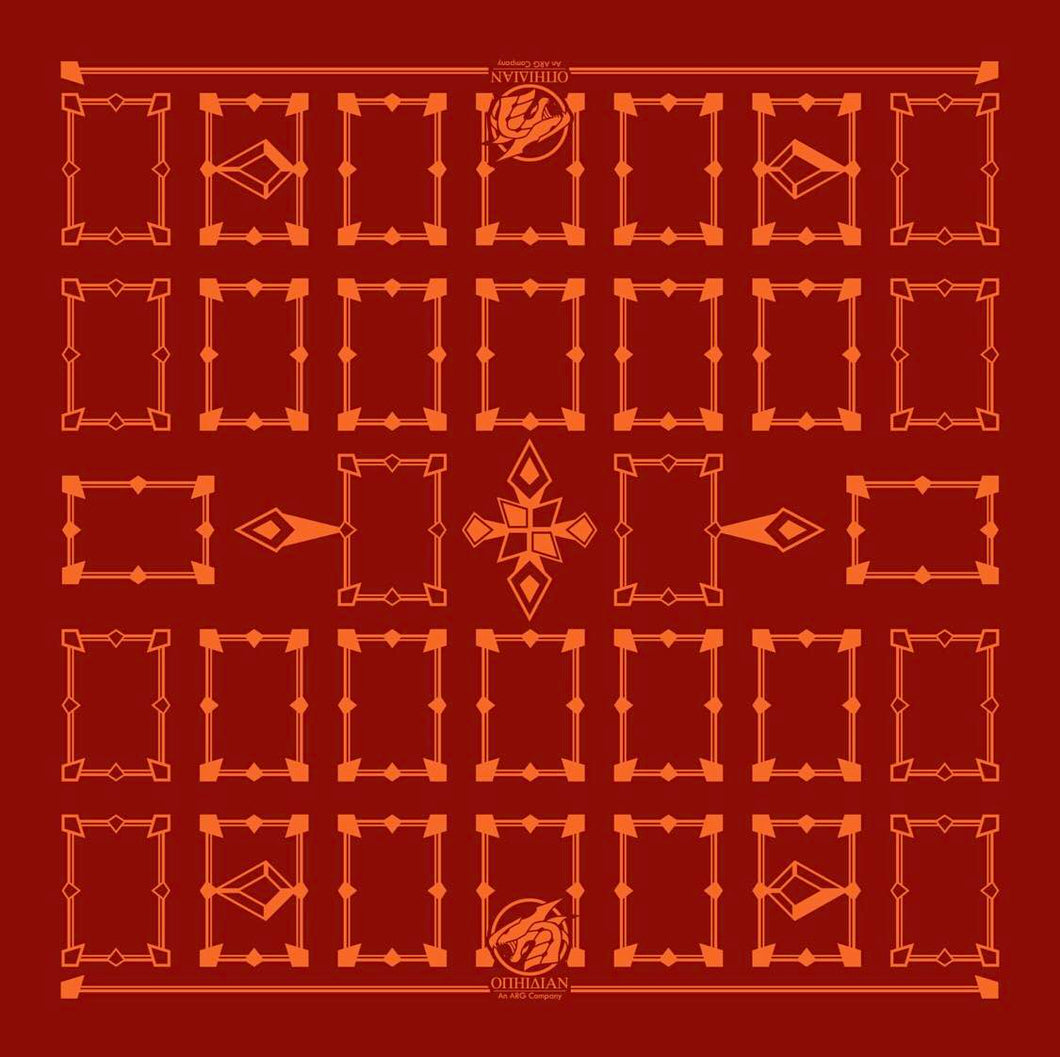 Linked Red/Orange 2 Player Cloth Playmat