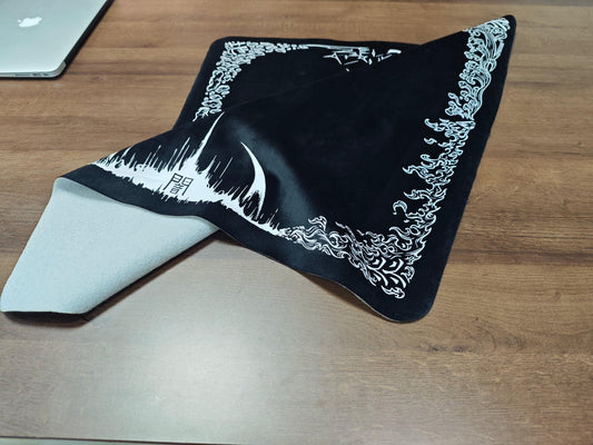 Attributes Black/White 2 Player Cloth Playmat Screen Printed