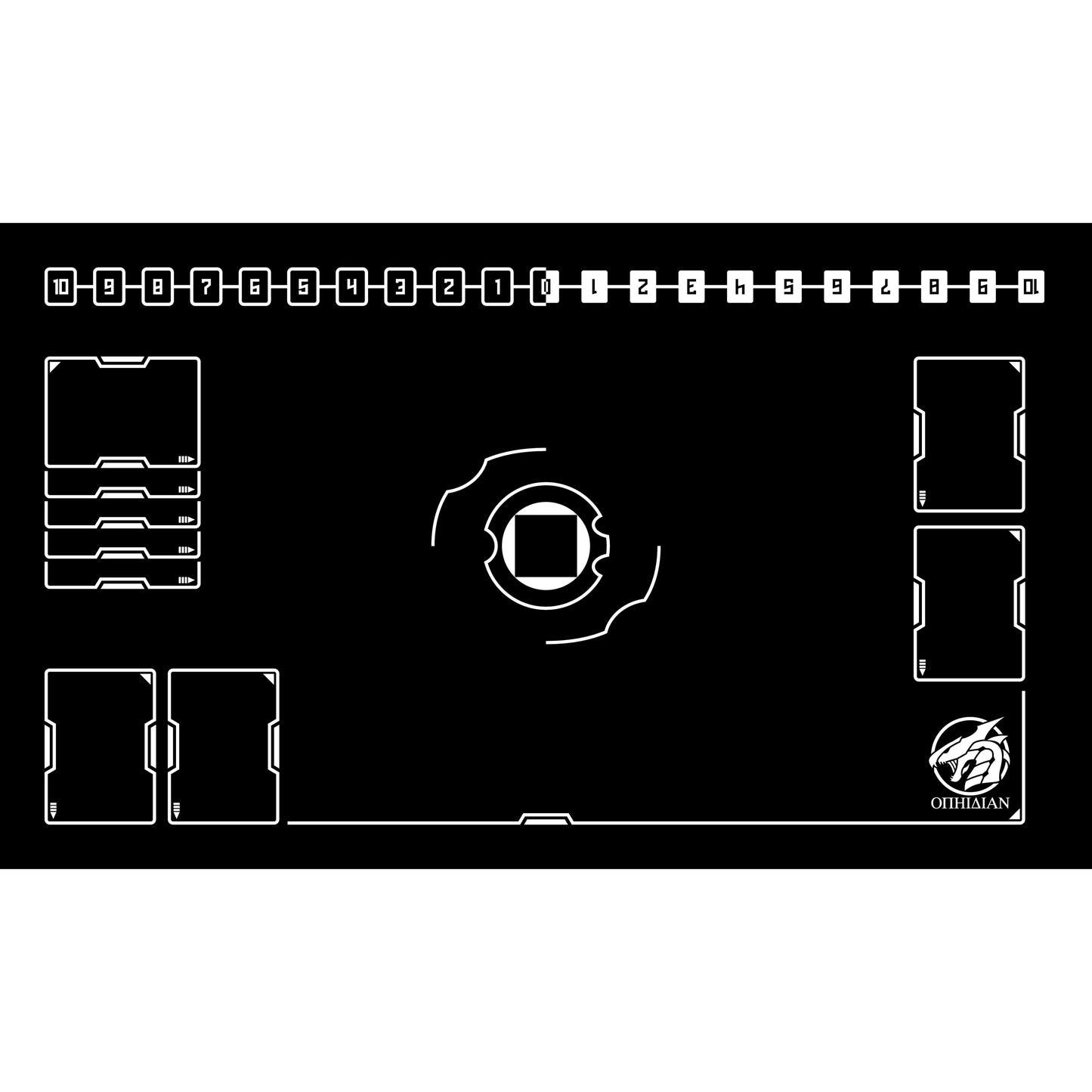Arena Black/White Single Player Playmat