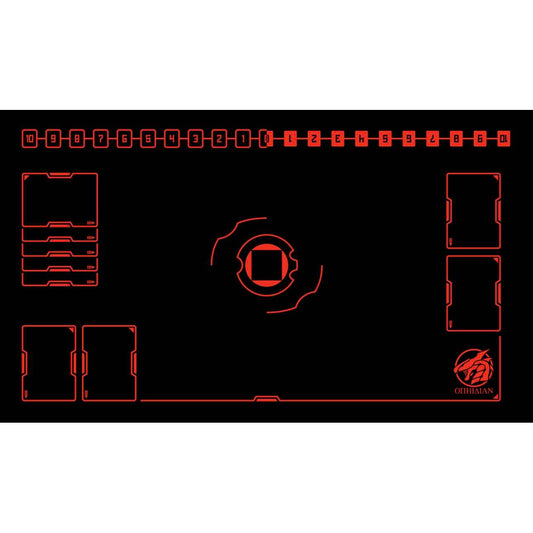 Arena Black/Red Single Player Playmat