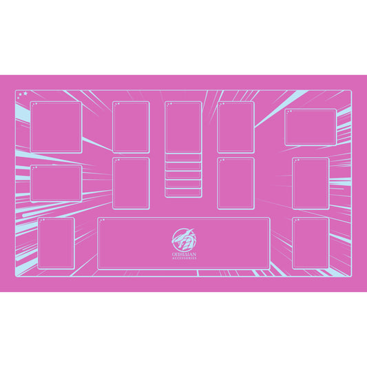 Battledome Pink/White Single Player Playmat