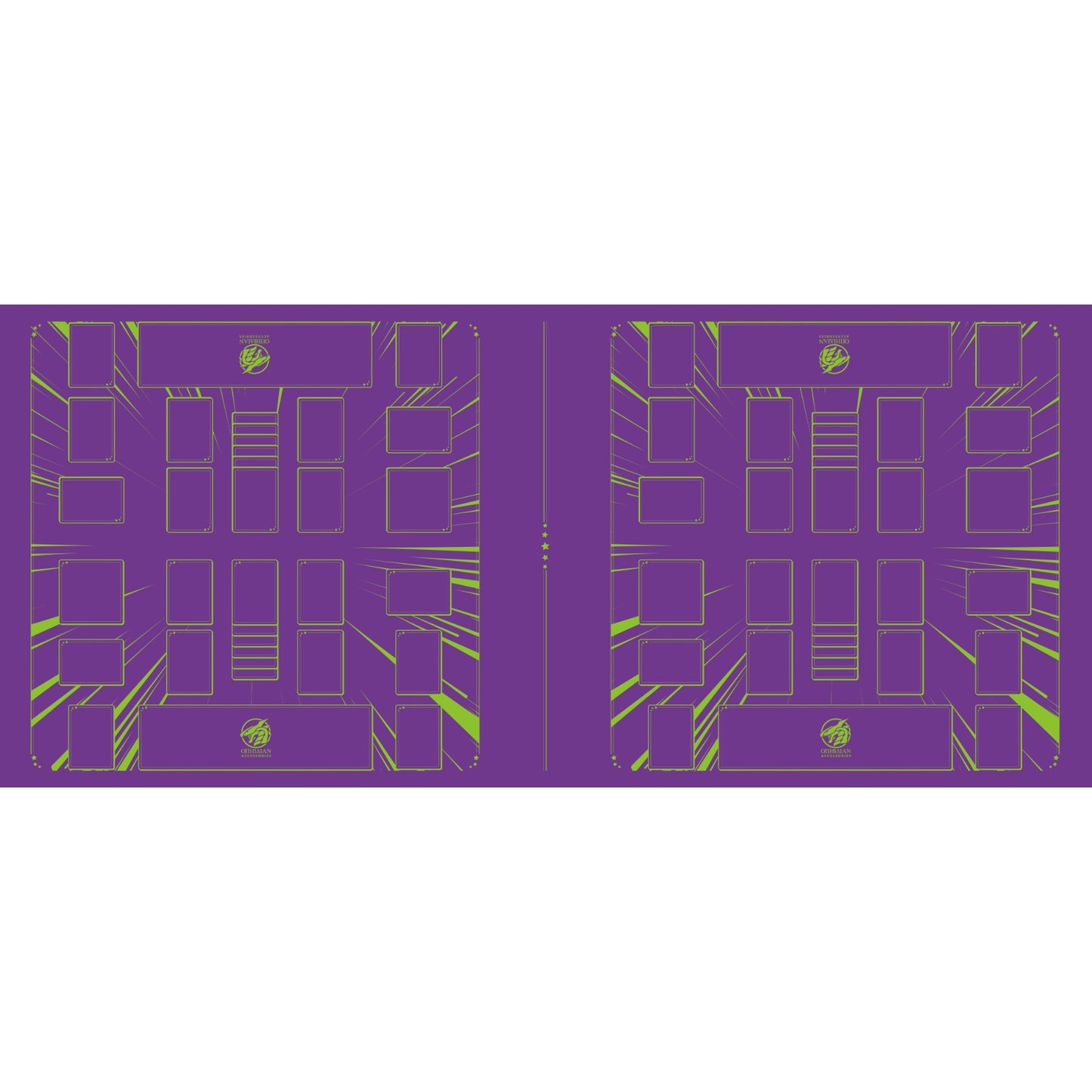 Battledome Purple/Green Four Player Cloth Playmat