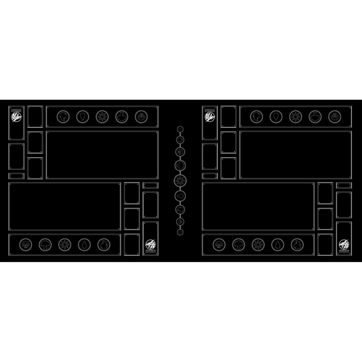 Battlefield Black/White Four Player Cloth Playmat