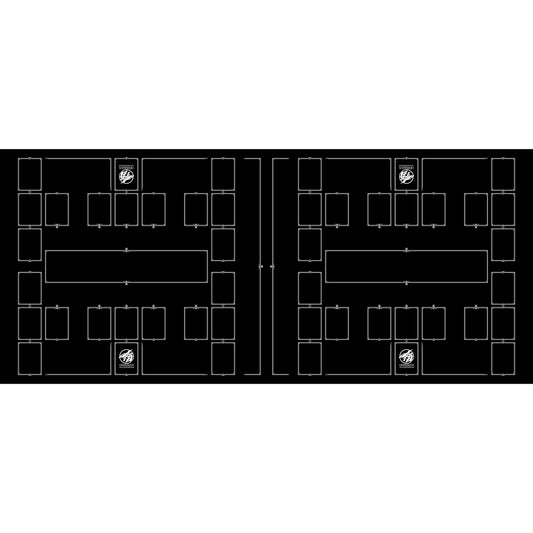Colosseum Black/White Four Player Cloth Playmat
