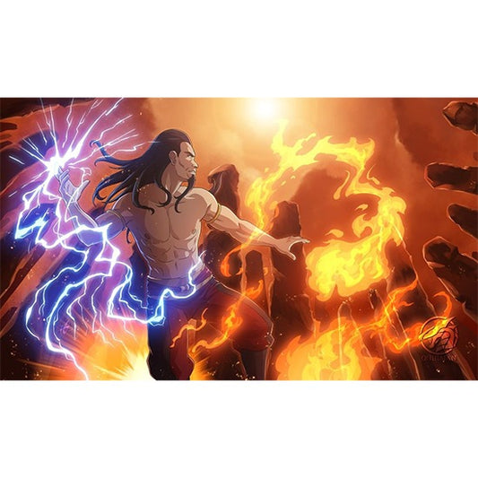 Comet Battle v3 Single Player Playmat