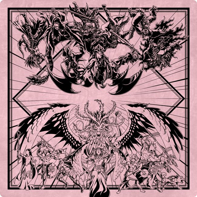 Eternal Duality Vintage Velvet Two Player Cloth Playmat