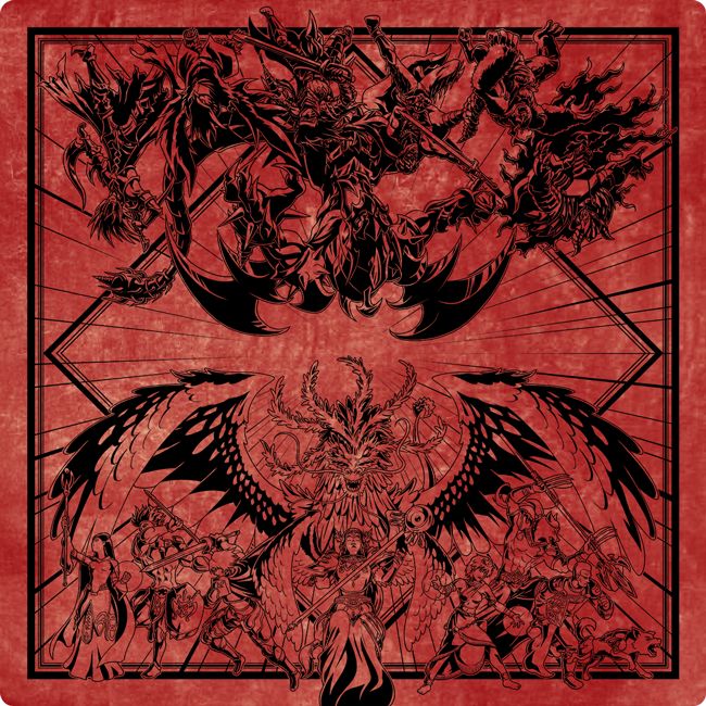Eternal Duality Vintage Velvet Two Player Cloth Playmat