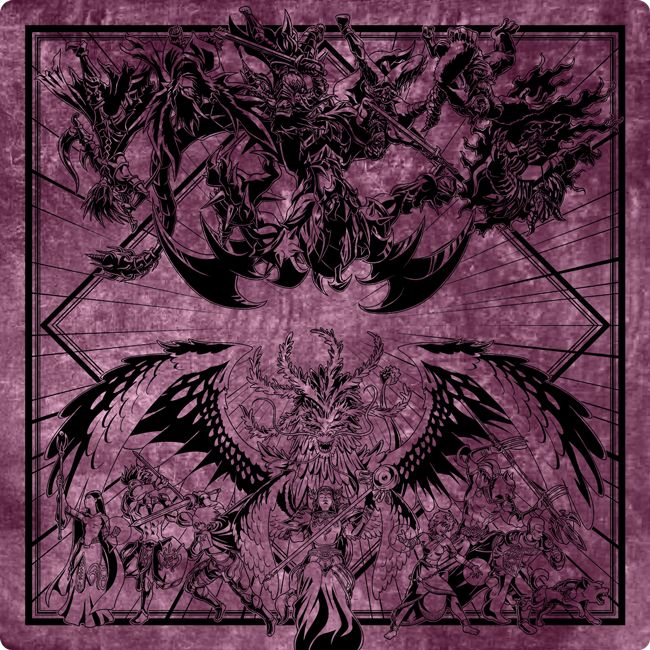Eternal Duality Vintage Velvet Two Player Cloth Playmat