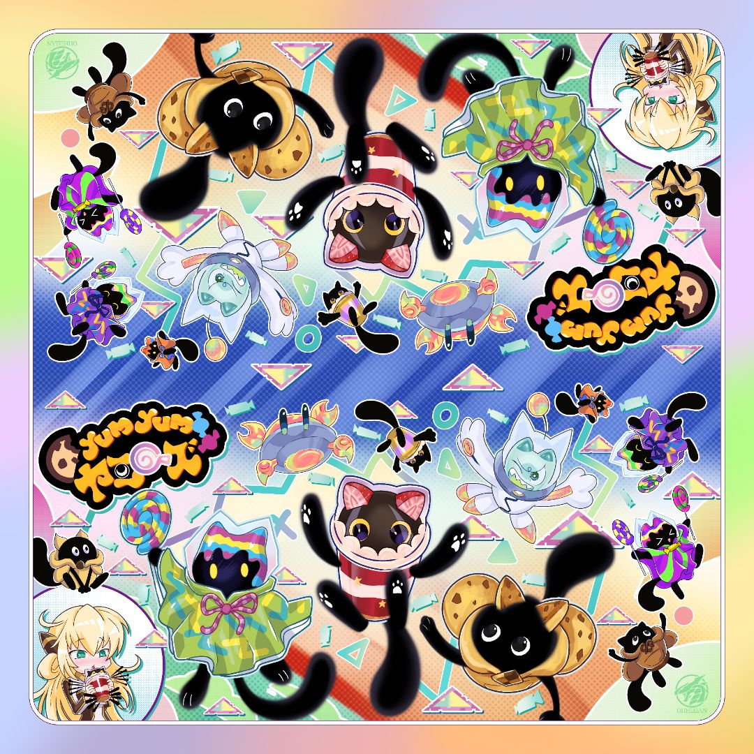 Yummy Two Player Cloth Playmat