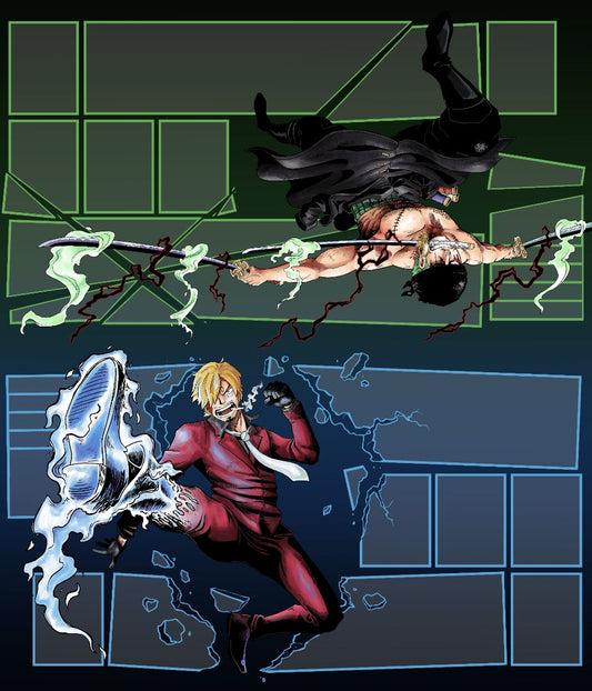 Edge and Instinct 2 Player Cloth Playmat